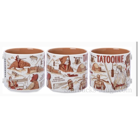 🔥 2021 Starbucks Star Wars Cups Set Tatooine Endor Batuu Been There Series Mugs - Picture 7 of 16